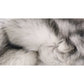 HomeRoots 3' x 5' Ombre Gray Faux Fur