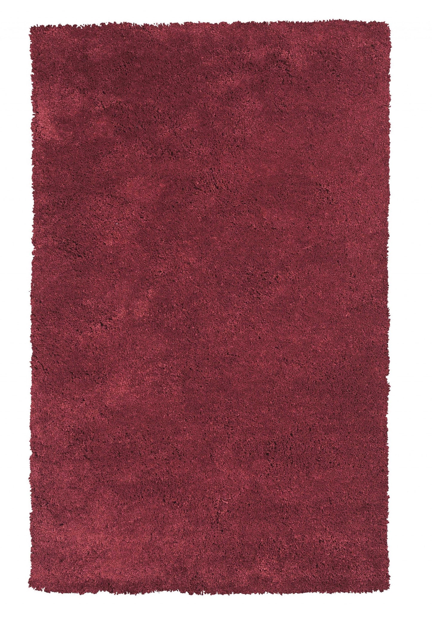 HomeRoots 3' x 5' Red Indoor Shag Rug