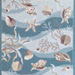 HomeRoots 3' x 5' Seafoam Corals and Shells Area Rug