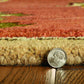 HomeRoots 3 x 5' Sienna Orange Hand Tufted Wool Traditional Floral Indoor Area Rug