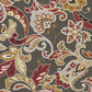 HomeRoots 3' x 5' Taupe Floral UV Treated Area Rug