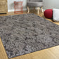 HomeRoots 3' x 5' Taupe Sand Machine Woven Damask Indoor Area Rug