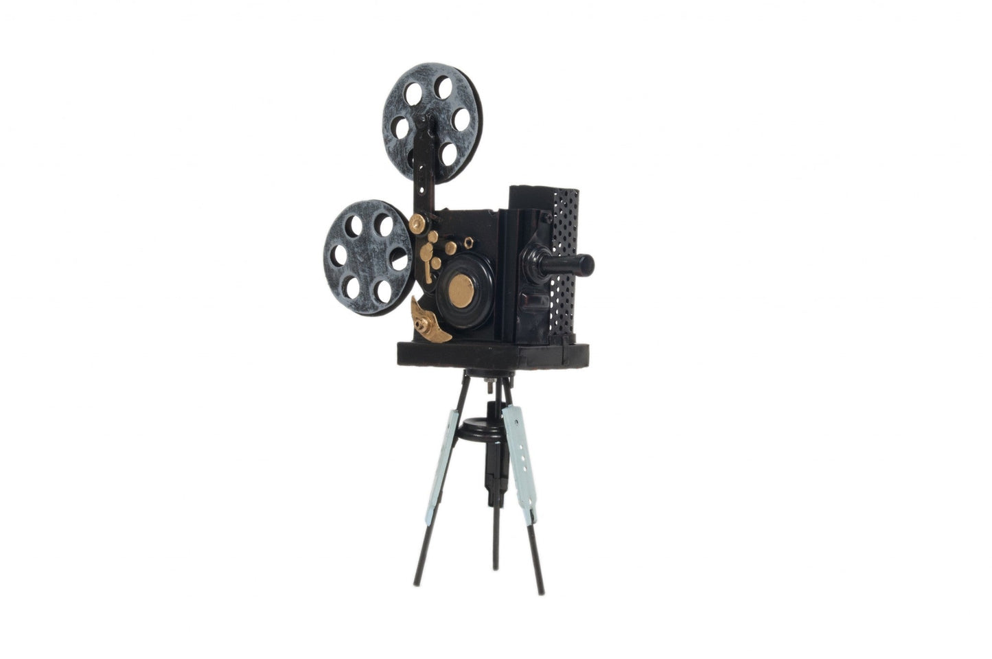 HomeRoots 3" x 8.5" x 12.5" Metal Handmade Vintage Movie Projector
