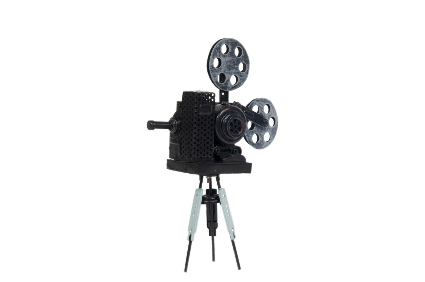 HomeRoots 3" x 8.5" x 12.5" Metal Handmade Vintage Movie Projector