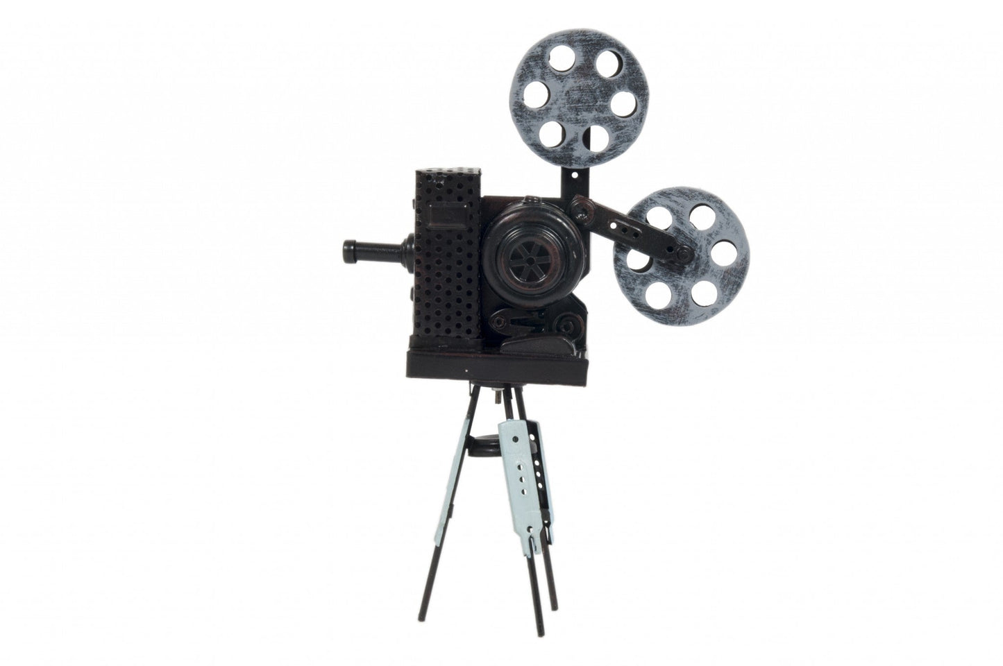 HomeRoots 3" x 8.5" x 12.5" Metal Handmade Vintage Movie Projector