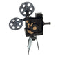 HomeRoots 3" x 8.5" x 12.5" Metal Handmade Vintage Movie Projector