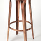 HomeRoots 30" Backless Bar Height Bar Chair With Footrest in Copper Finish