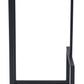 HomeRoots 30" Gray Steel Backless Bar Height Chair With Black Base Finish