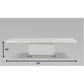 HomeRoots 30" MDF And Steel Dining Table In White