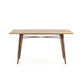 HomeRoots 30" Steel And Wood Dining Table