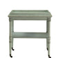 HomeRoots 30" x 18" x 32" MDF Tray Table in Antique Green Finish