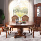 HomeRoots 30' x 48' x 66' Wood Poly-Resin Veneer And Engineered Wood Dining Table Cherry