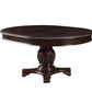 HomeRoots 30' x 48' x 66' Wood Poly-Resin Veneer And Engineered Wood Dining Table Espresso