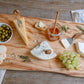 HomeRoots 31" Artisan Organic Anti Bacterial Cutting Board in Natural Wood Finish