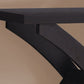 HomeRoots 31" Cross Leg Console Table With Storage in Espresso Finish