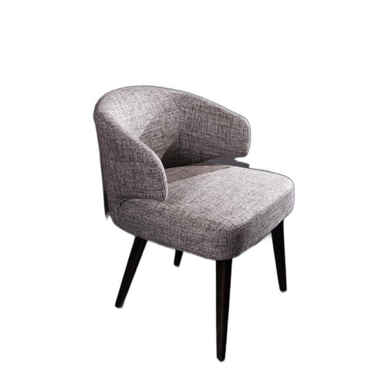 HomeRoots 31" Fabric Dining Chair With Wood Legs In Grey