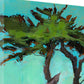 HomeRoots 32" Abstract Green Tree 3 Giclee Wrap Canvas Wall Art