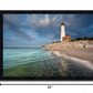 HomeRoots 32" Beach with White Light House 3 Giclee Wrap Canvas Wall Art