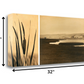 HomeRoots 32" By the Water Sepia Tone Giclee Wrap Canvas Wall Art