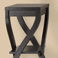 HomeRoots 32" End Table With Two Shelves in Dark Brown Finish