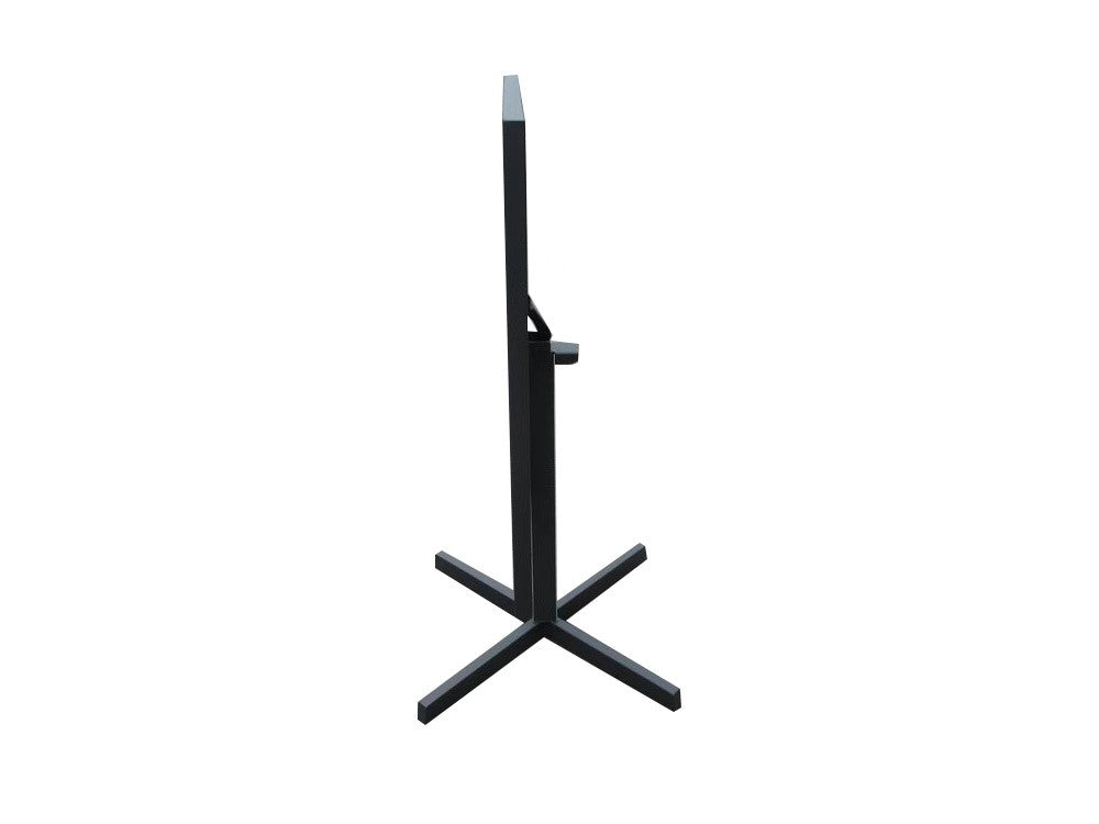 HomeRoots 32 x 32 x 29 Grey Steel Dining Table