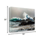 HomeRoots 33" Dramatic Crashing Wave Giclee Wrap Canvas Wall Art