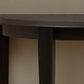 HomeRoots 33" End Table With Shelf in Dark Brown Finish