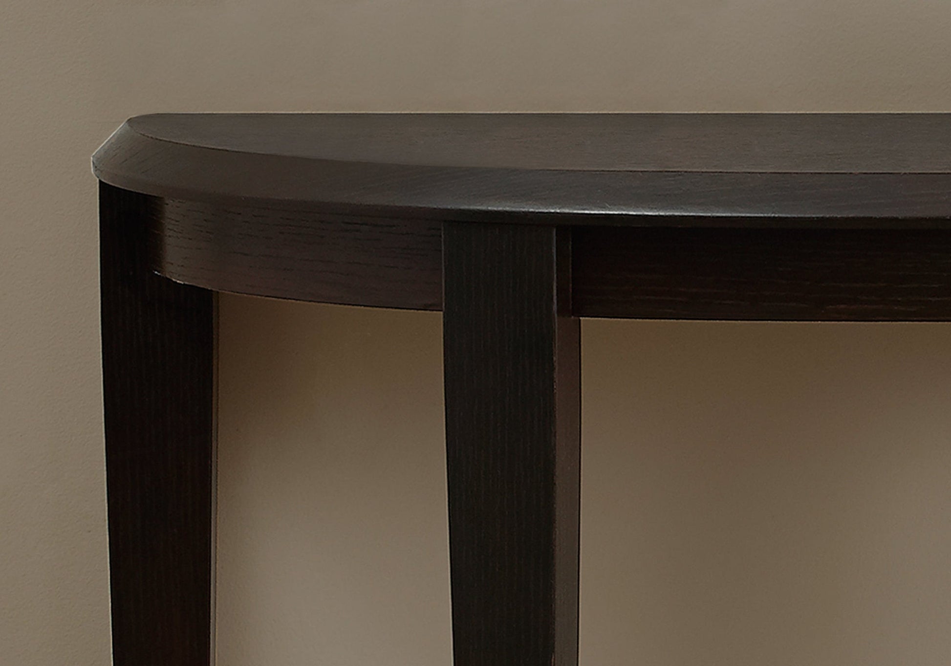 HomeRoots 33" End Table With Shelf in Dark Brown Finish