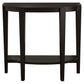 HomeRoots 33" End Table With Shelf in Dark Brown Finish