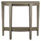 HomeRoots 33" End Table With Shelf in Deep Taupe Finish