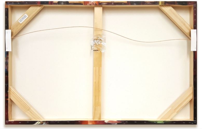 HomeRoots 33" Two Brown Starfish and Blue Seaglass Giclee Wrap Canvas Wall Art