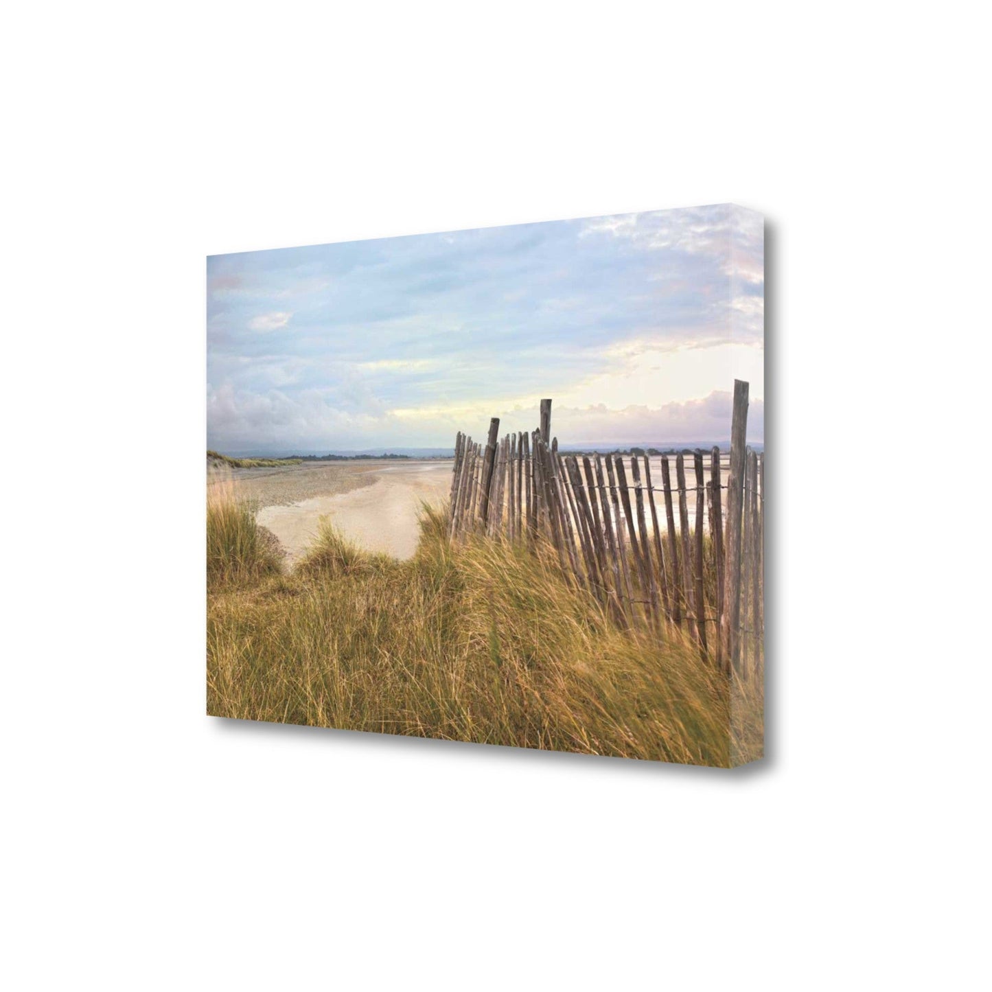 HomeRoots 34" Beyond the White Sandy Beaches Giclee Wrap Canvas Wall Art
