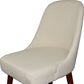 HomeRoots 34" Contemporary Armless Dining or Accent Chair in Cream Finish