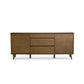 HomeRoots 34" Tobacco Wood And Veneer Buffet