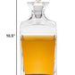 HomeRoots 34 oz Mouth Blown European Crystal Scotch or Whiskey Decanter