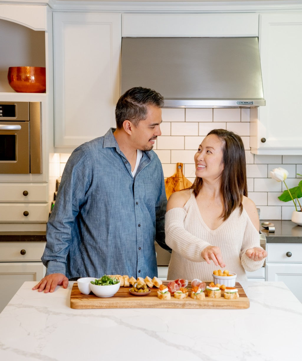 HomeRoots 35" Artisan Organic Natural Wood Anti Bacterial Cutting Board