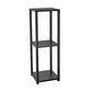 HomeRoots 35" Basic Book Case End Table in Textured Black Finish
