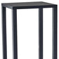 HomeRoots 35" Basic Book Case End Table in Textured Black Finish