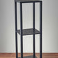 HomeRoots 35" Basic Book Case End Table in Textured Black Finish