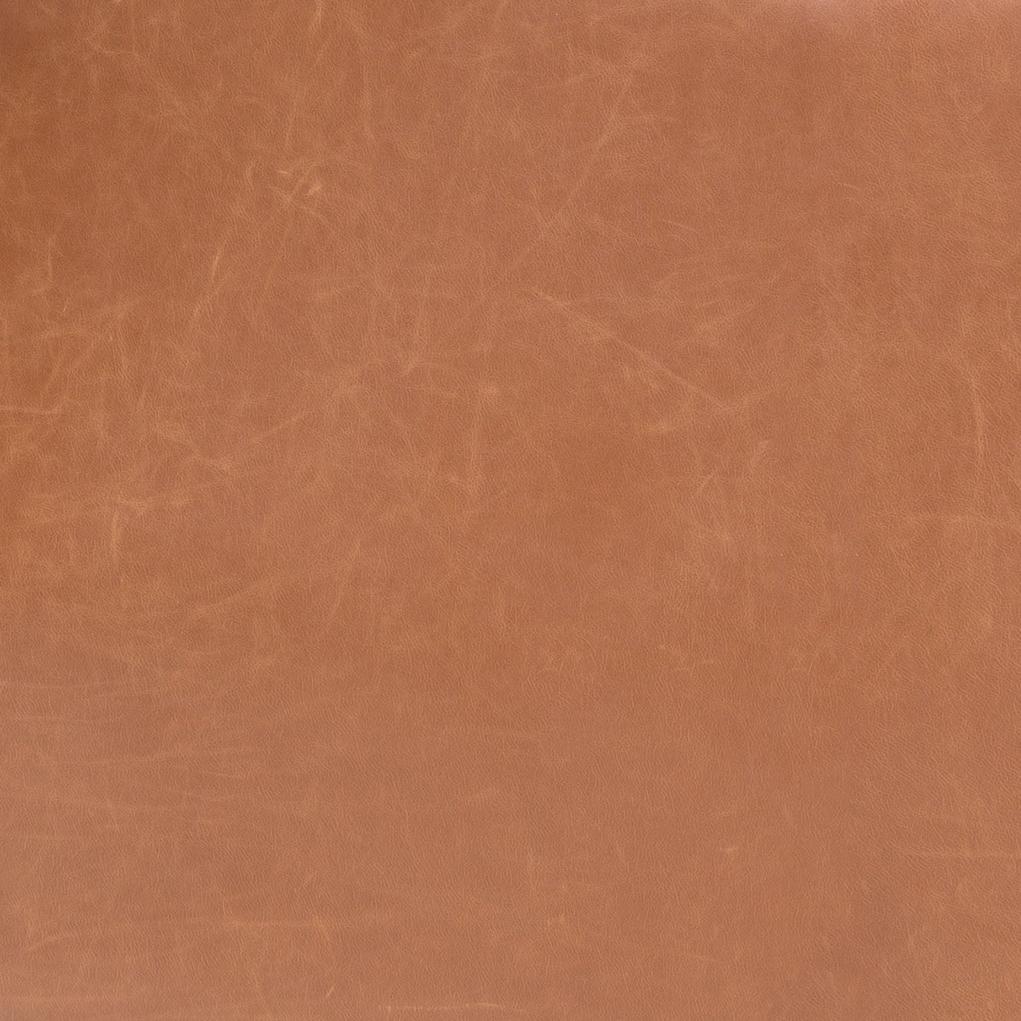 HomeRoots 35" Coffee And Brown Faux Leather Barrel Chair