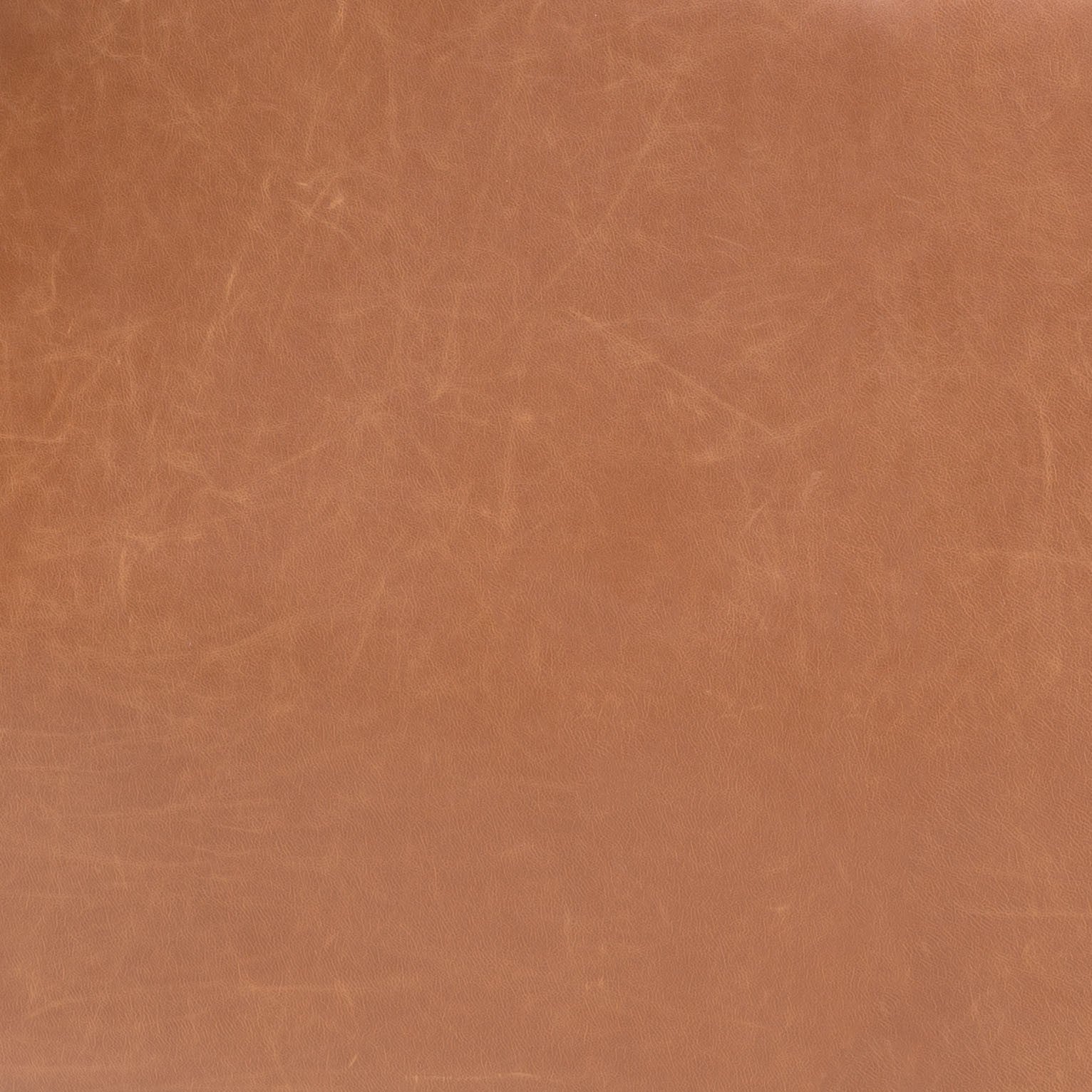 HomeRoots 35" Coffee And Brown Faux Leather Barrel Chair