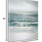 HomeRoots 35" Gushing Ocean Waves Giclee Wrap Canvas Wall Art