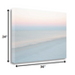 HomeRoots 36" Cotton Candy Beach Sky 4 Giclee Wrap Canvas Wall Art