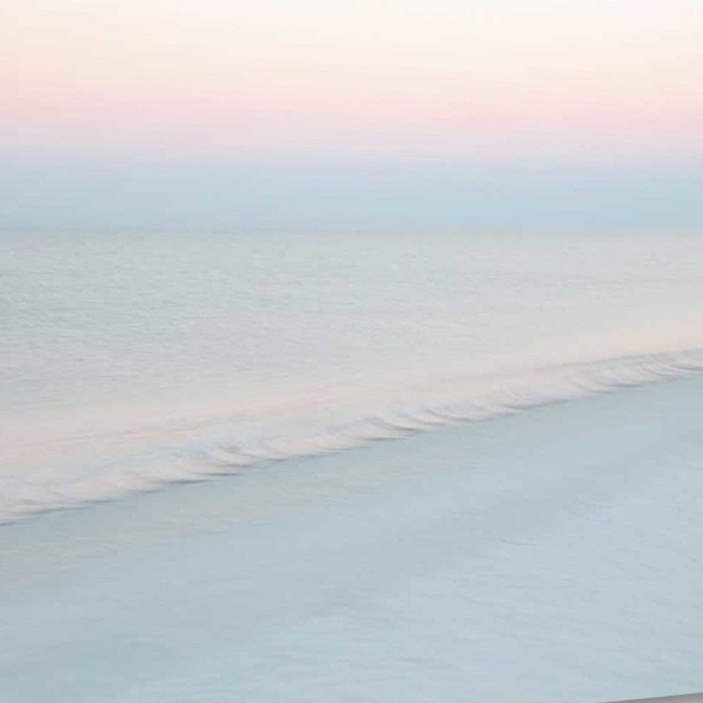 HomeRoots 36" Cotton Candy Beach Sky 4 Giclee Wrap Canvas Wall Art