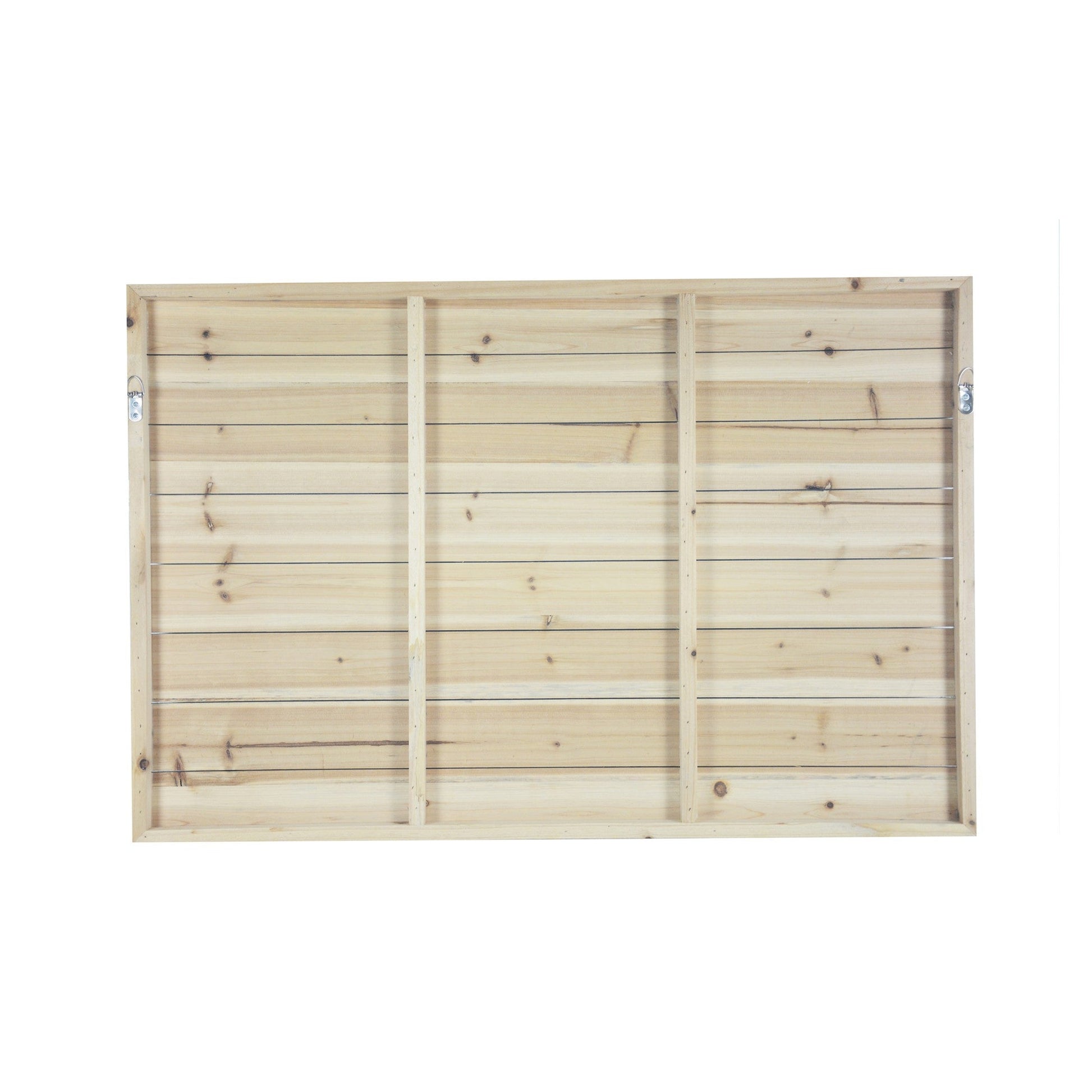 HomeRoots 36" Ocean Sand Dunes Wood Plank Wall Art
