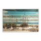 HomeRoots 36" Ocean Sand Dunes Wood Plank Wall Art