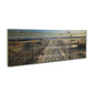 HomeRoots 36" Take a Walk to the Beach Wood Plank Wall Art