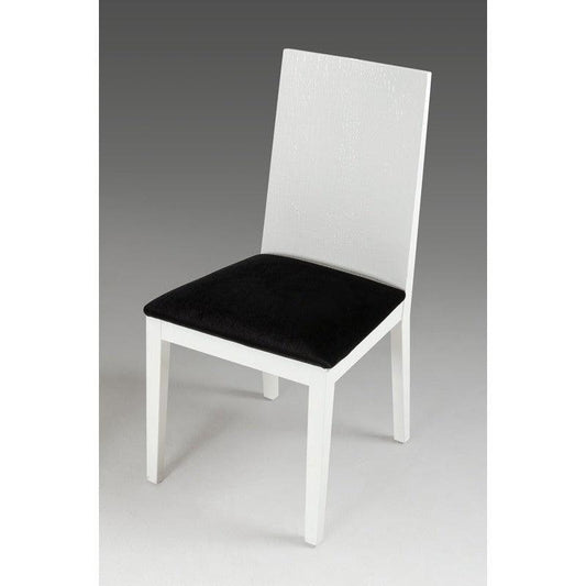 HomeRoots 36" White Fabric Dining Chairs In Set Of Two