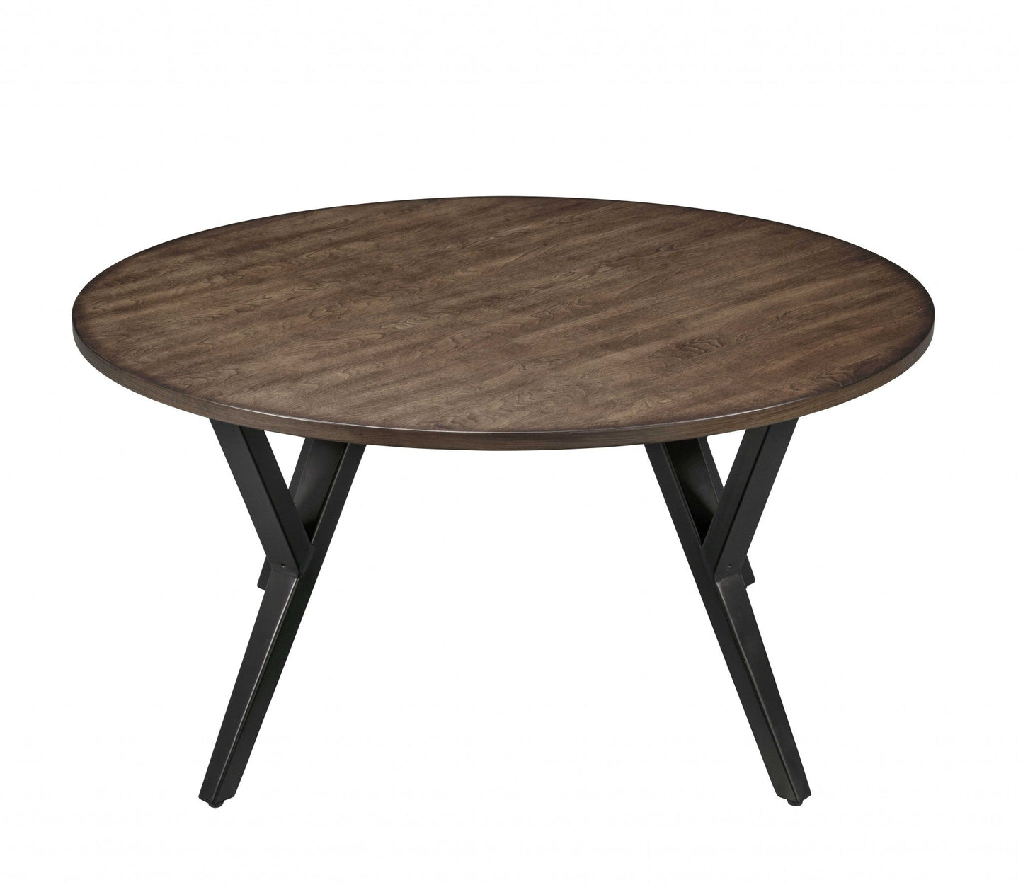 HomeRoots 36" x 36" x 18" 3-Piece Coffee And End Table Set With Oak And Black Finish