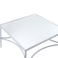 HomeRoots 36" x 36" x 18" Mirrored Coffee Table With Chrome Finish